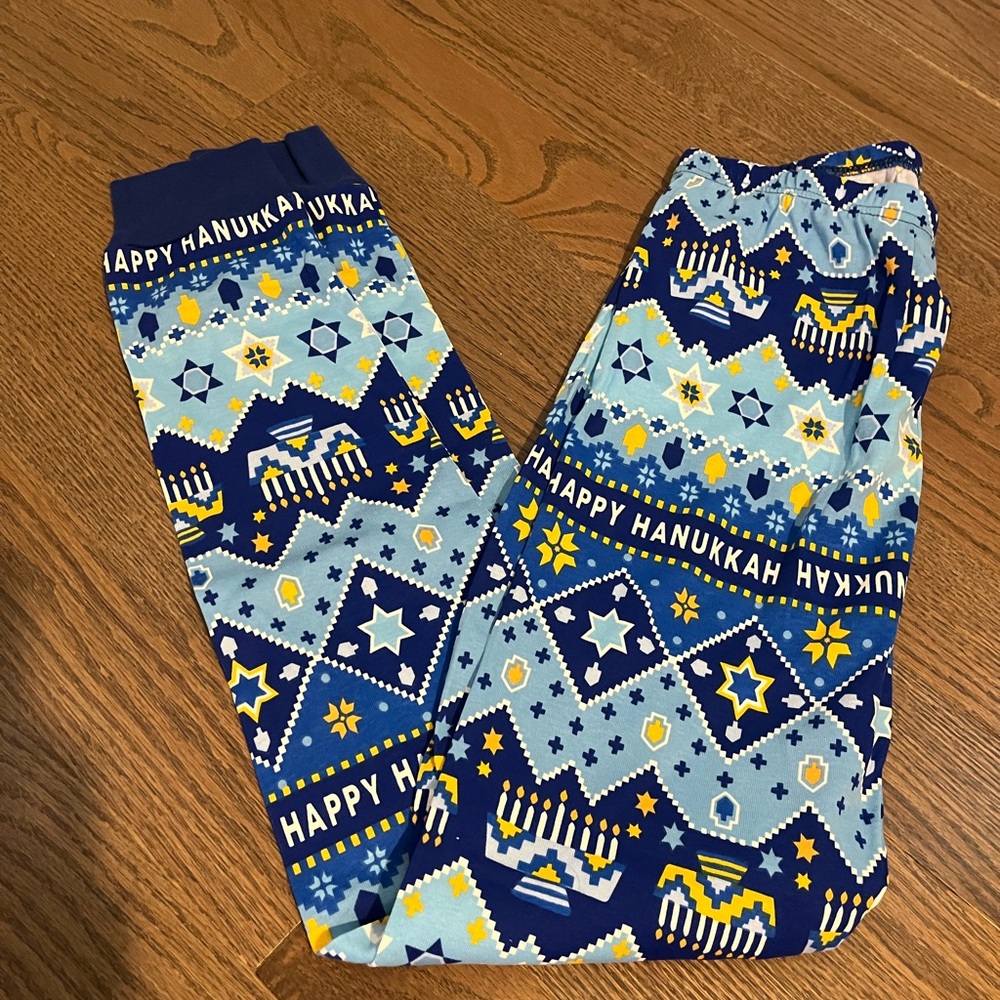 NEW adult unisex size XS Hanukkah Pajama Pants PJ Place